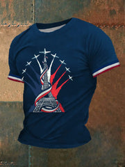 T-shirt à manches courtes imprimé Fete Nationale Homme