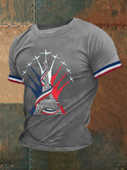 T-shirt à manches courtes imprimé Fete Nationale Homme