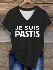 T-shirt Je Suis Pastis Femme