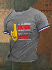 T-shirt Je préfère une bière qui fait pisser pour homme