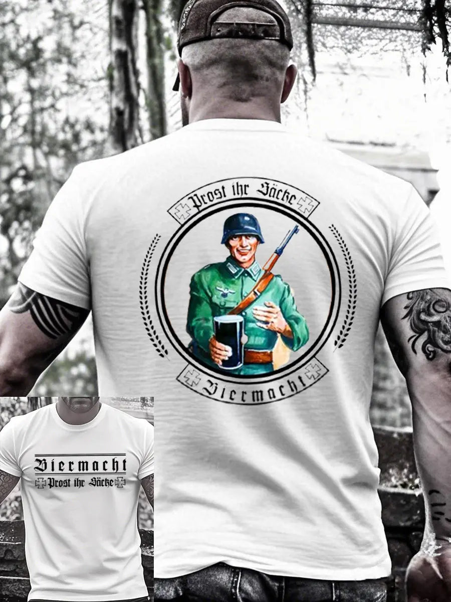Herren Prost ihr Säcke Bedrucktes Kurzarm-T-Shirt