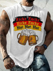Men's German Beer Day Printed Vest