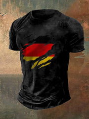 Männer Deutschland Grafik gedruckt Kurzarm T-Shirt