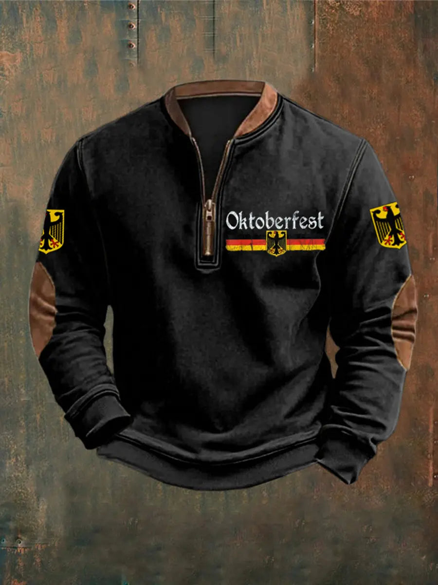 Deutsches Oktoberfest-Bedrucktes Sweatshirt für Männer