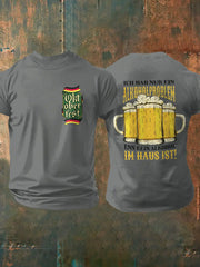 Herren Bierfest Print Shirt