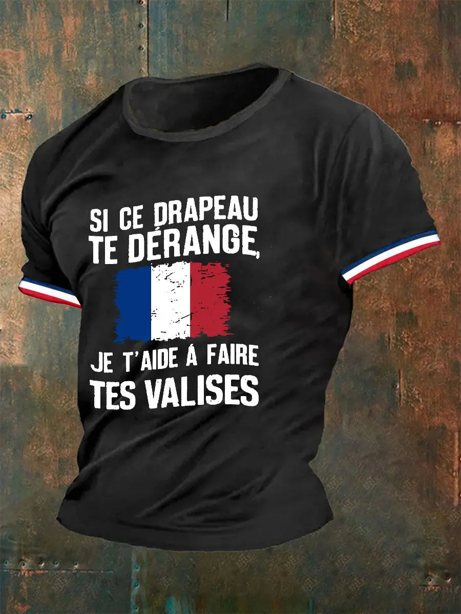 T-shirt imprimé France pour homme
