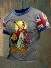 Men's British Britannia Printed T-shirt