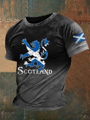 Men's Scotland Flag Casual T-Shirt