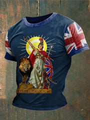 Men's British Britannia Printed T-shirt