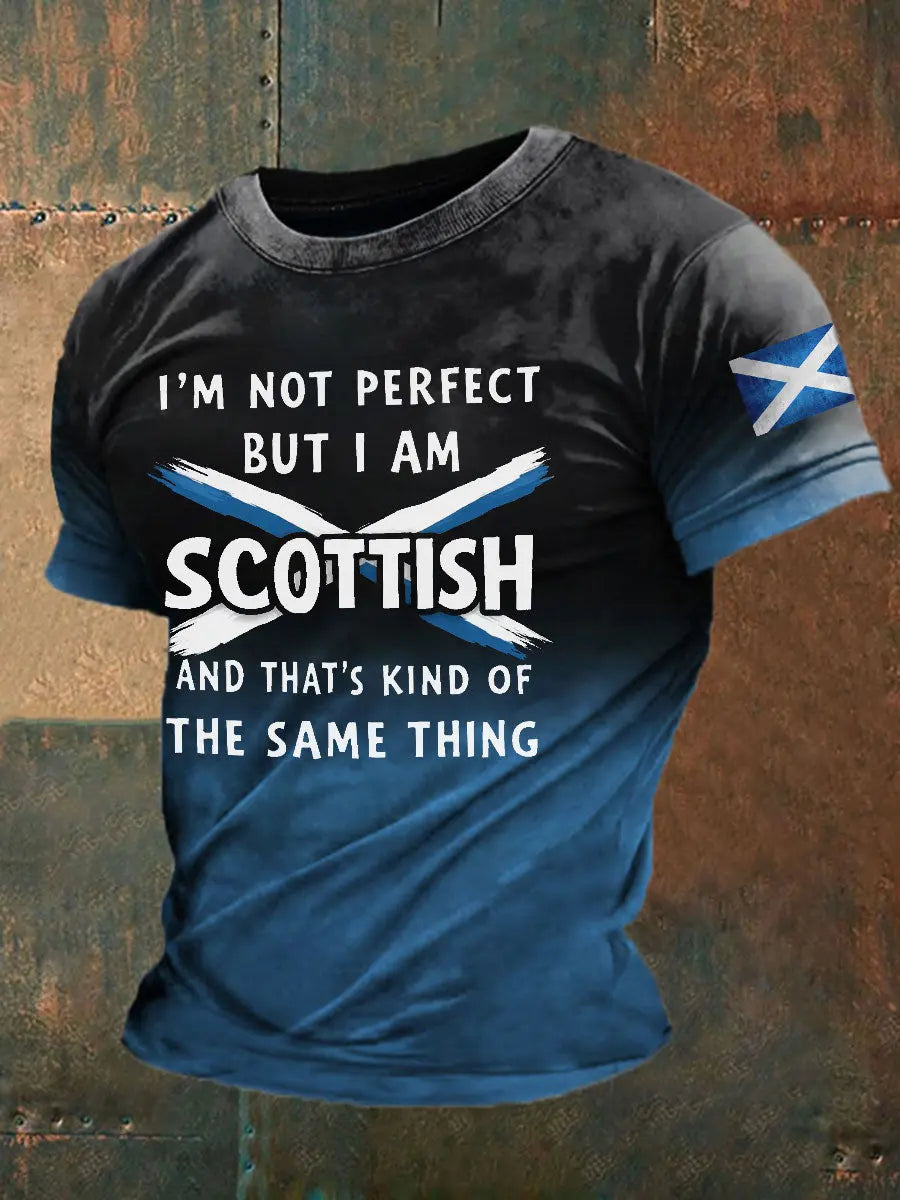 Men's Scotland Flag Casual T-Shirt