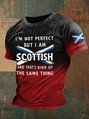 Men's Scotland Flag Casual T-Shirt