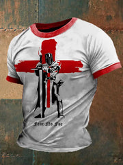 Men's British Knights Fear No Foe Printed T-shirt