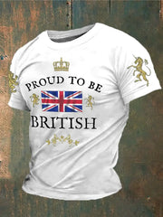 Men's British Proud Printed T-shirt