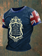Men's British Shakespeare Printed T-shirt