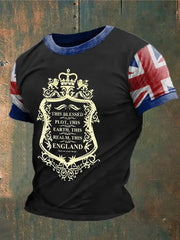 Men's British Shakespeare Printed T-shirt