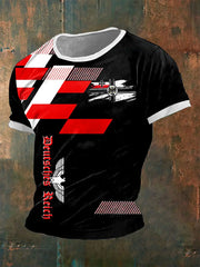 Herren Deutsches Reich T-Shirt mit kurzen Ärmeln