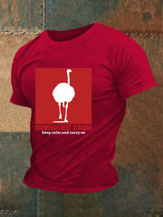 Kurzärmliges T-Shirt für Herren Sch wenge lbert Strauss