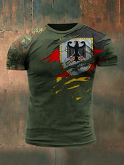 Herren Deutschland Veteran T-Shirt mit kurzen Ärmeln