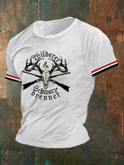 Herren-T-Shirt Wilderer Schwarz brenner