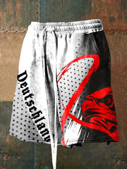 Männer Deutschland Print Shorts