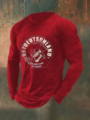 Bedrucktes Kurzarm-T-Shirt für Männer in Ost deutschland