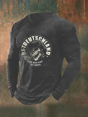 Bedrucktes Kurzarm-T-Shirt für Männer in Ost deutschland