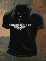 Herren Ostdeutschland - Skull Wing Drei-Knopf-Tweed-Oberteil
