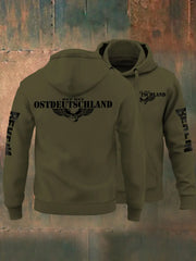 Herren-Sweatshirt mit Kapuze Ost deutschland