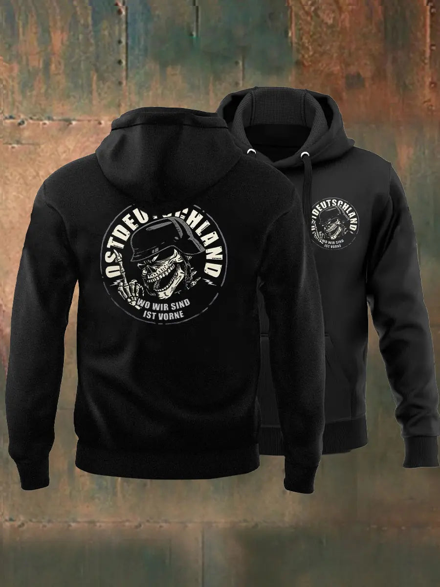 Herren-Sweatshirt mit Kapuze Ost deutschland