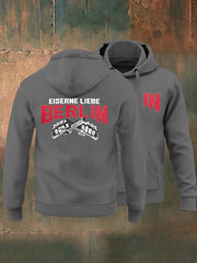 Herren Eiserne Liebe Berlin Kapuzen-Sweatshirt