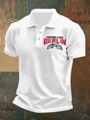 Herren Eiserne Liebe Berlin Drei-Knopf-Tweed-Top