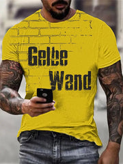 Herren-T-Shirt mit kurzen Ärmeln