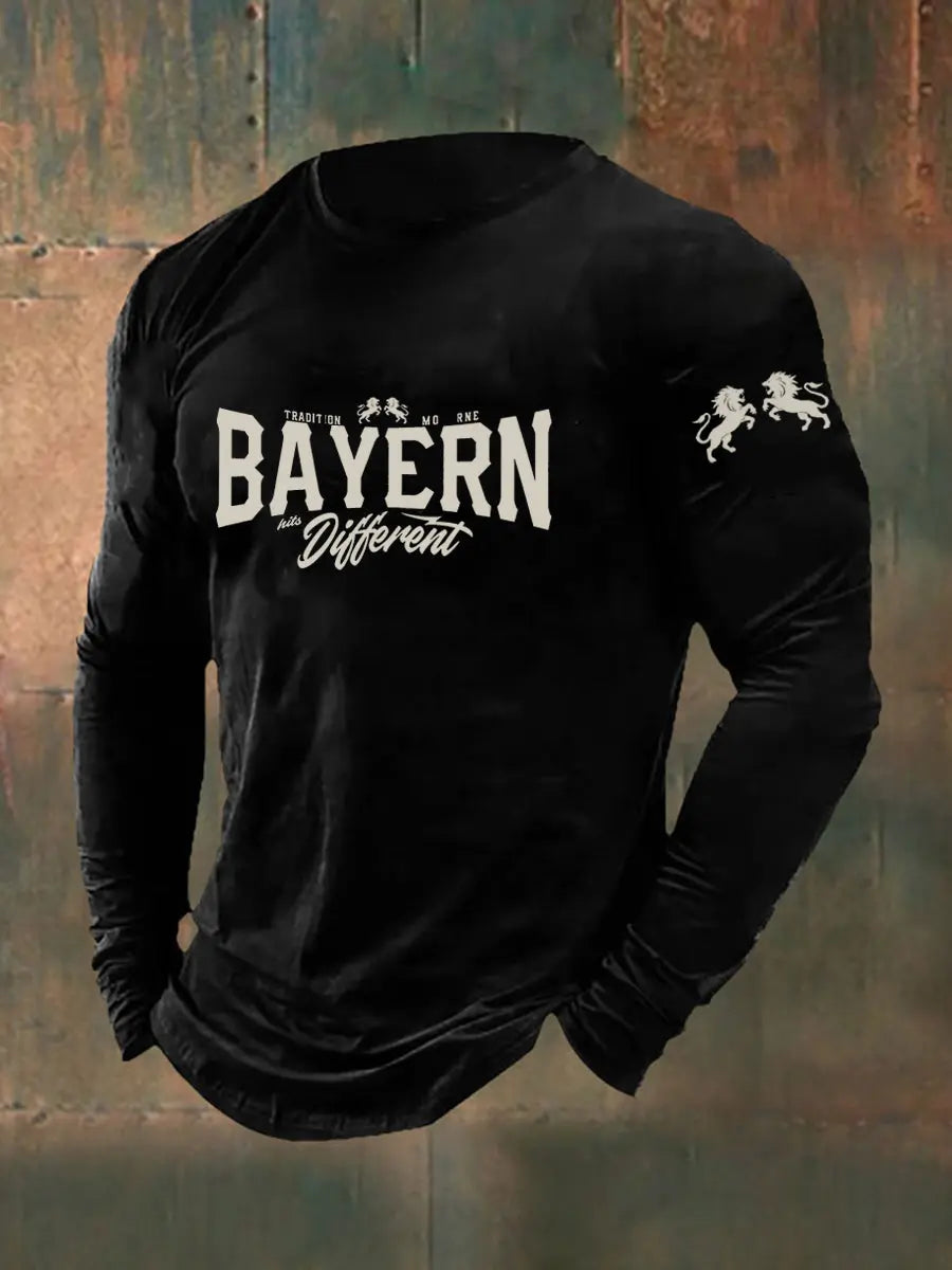 Bayern-Langarm-T-Shirt für Herren