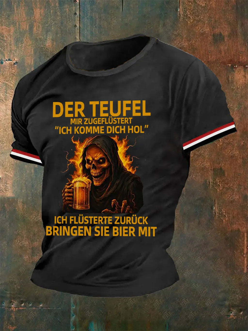 Bedrucktes T-Shirt für Herren BRINGEN SIE BIER MIT