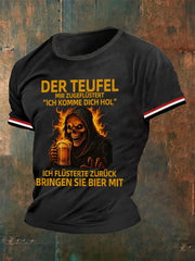 Bedrucktes T-Shirt für Herren BRINGEN SIE BIER MIT