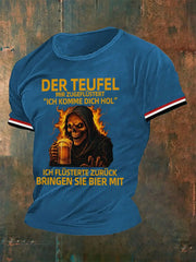 Bedrucktes T-Shirt für Herren BRINGEN SIE BIER MIT