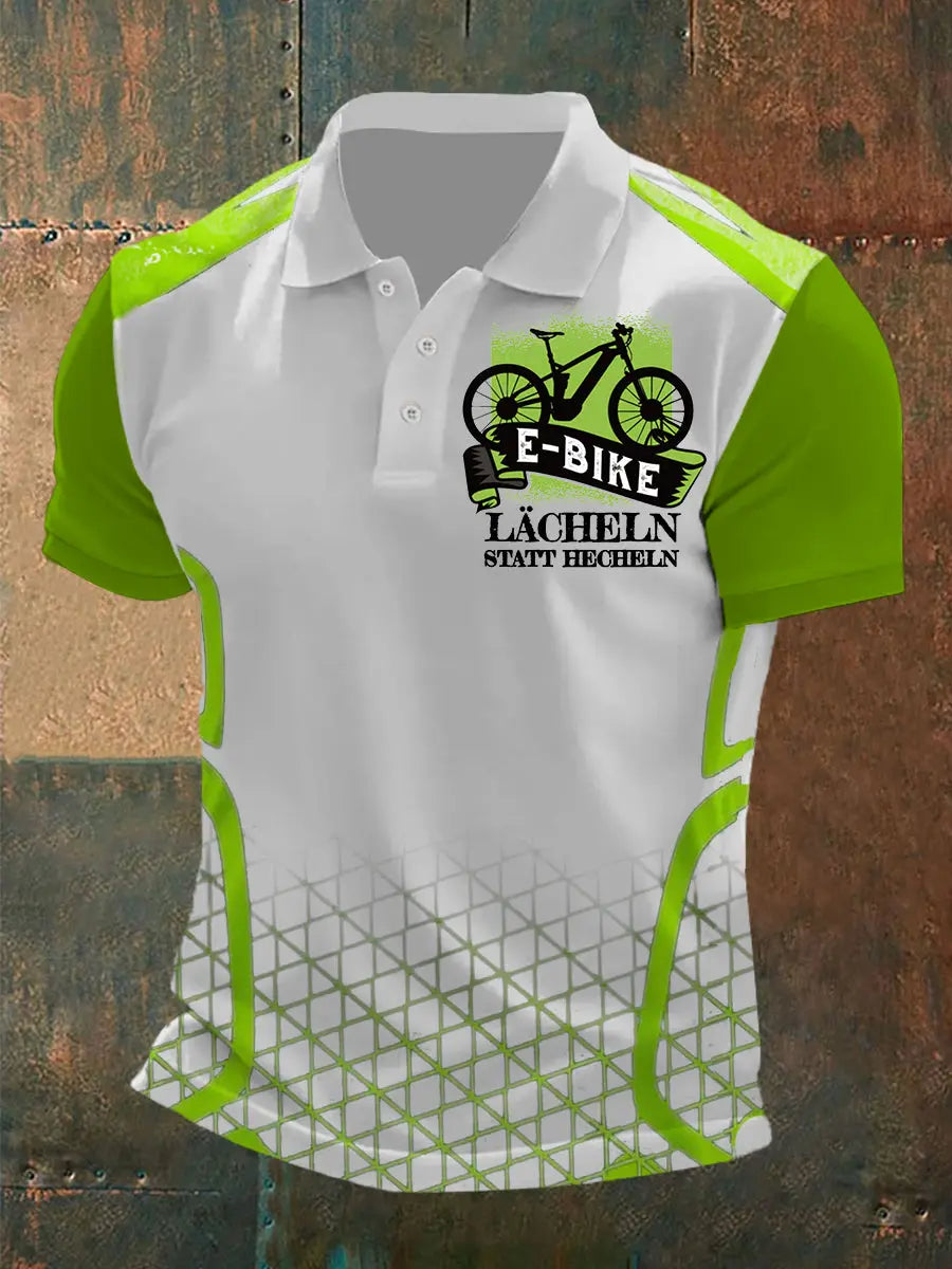 Herren  Lächeln Statt Hecheln Kurzarm T-Shirt