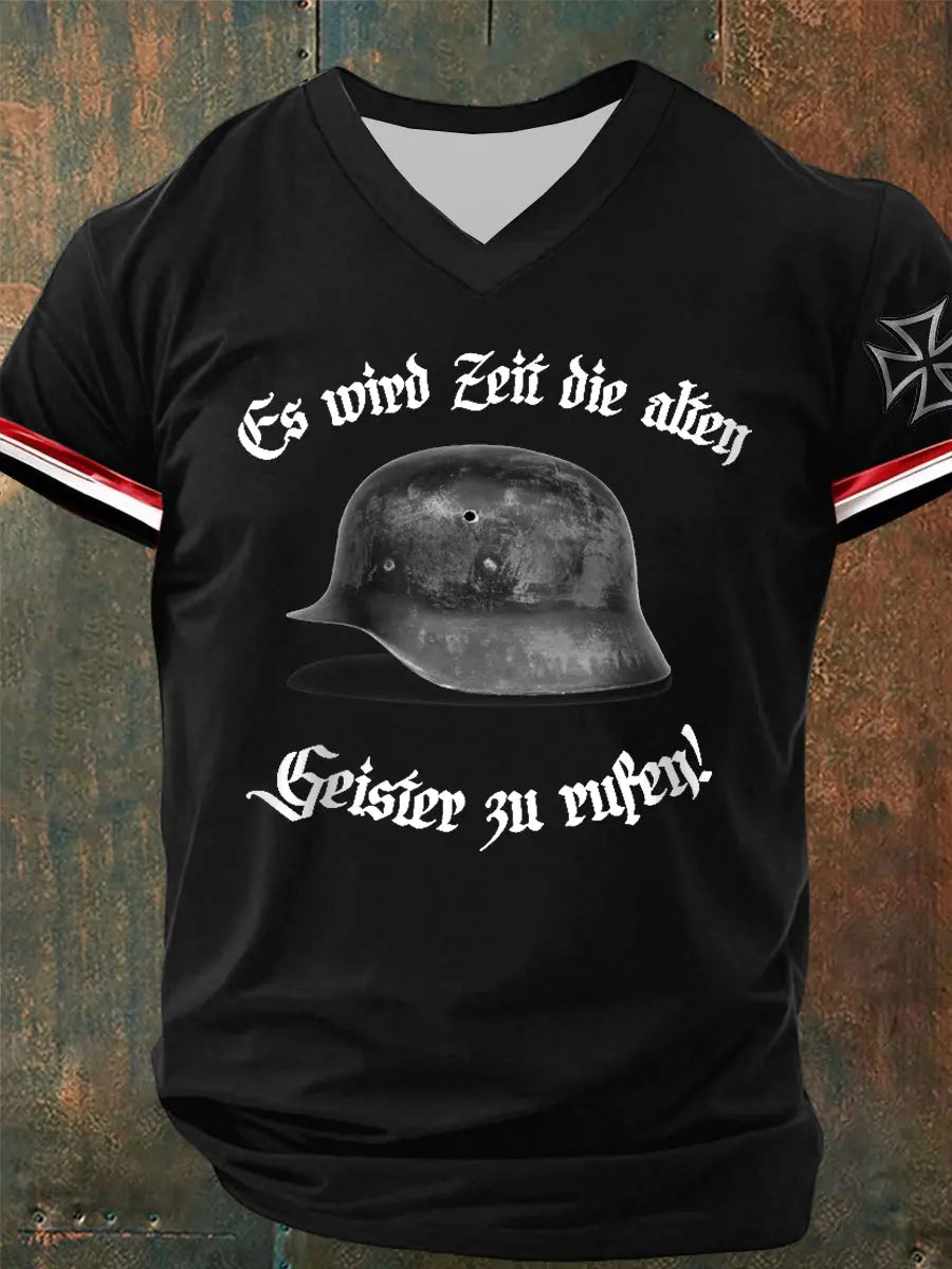 Herren Es wird Zeit die alten Geister zu rufen! Bedrucktes T-Shirt