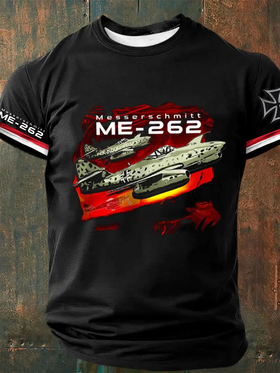 Männer ME-262 bedrucktes Kurzarm-T-Shirt
