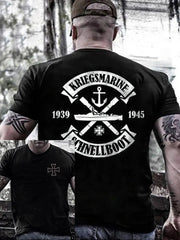 Kurzarm-T-Shirt für Kriegsmarine für Männer