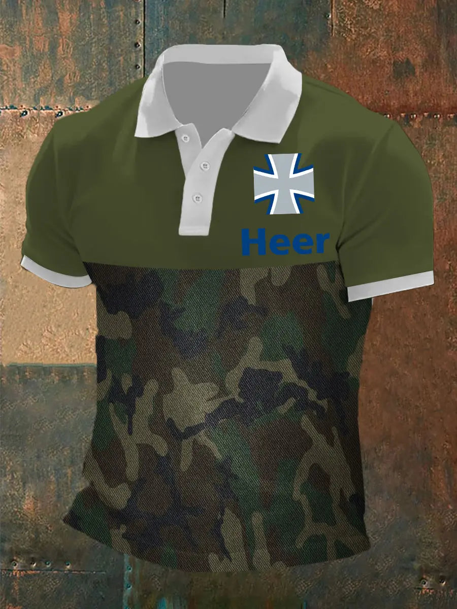 Herren Deutsches Heer T-Shirt mit kurzen Ärmeln