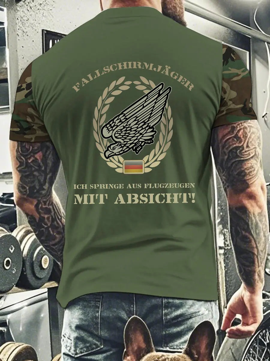 Soldaten adler der deutschen Armee für Männer T-Shirt mit kurzen Ärmeln