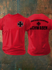 Bedrucktes Herren-T-Shirt der - schutz kompanie Schwaben