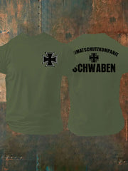 Bedrucktes Herren-T-Shirt der - schutz kompanie Schwaben