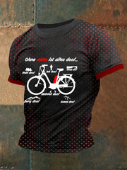Herren Ohne Akku Ist Alles Doof E-Bike T-Shirt mit kurzen Ärmeln