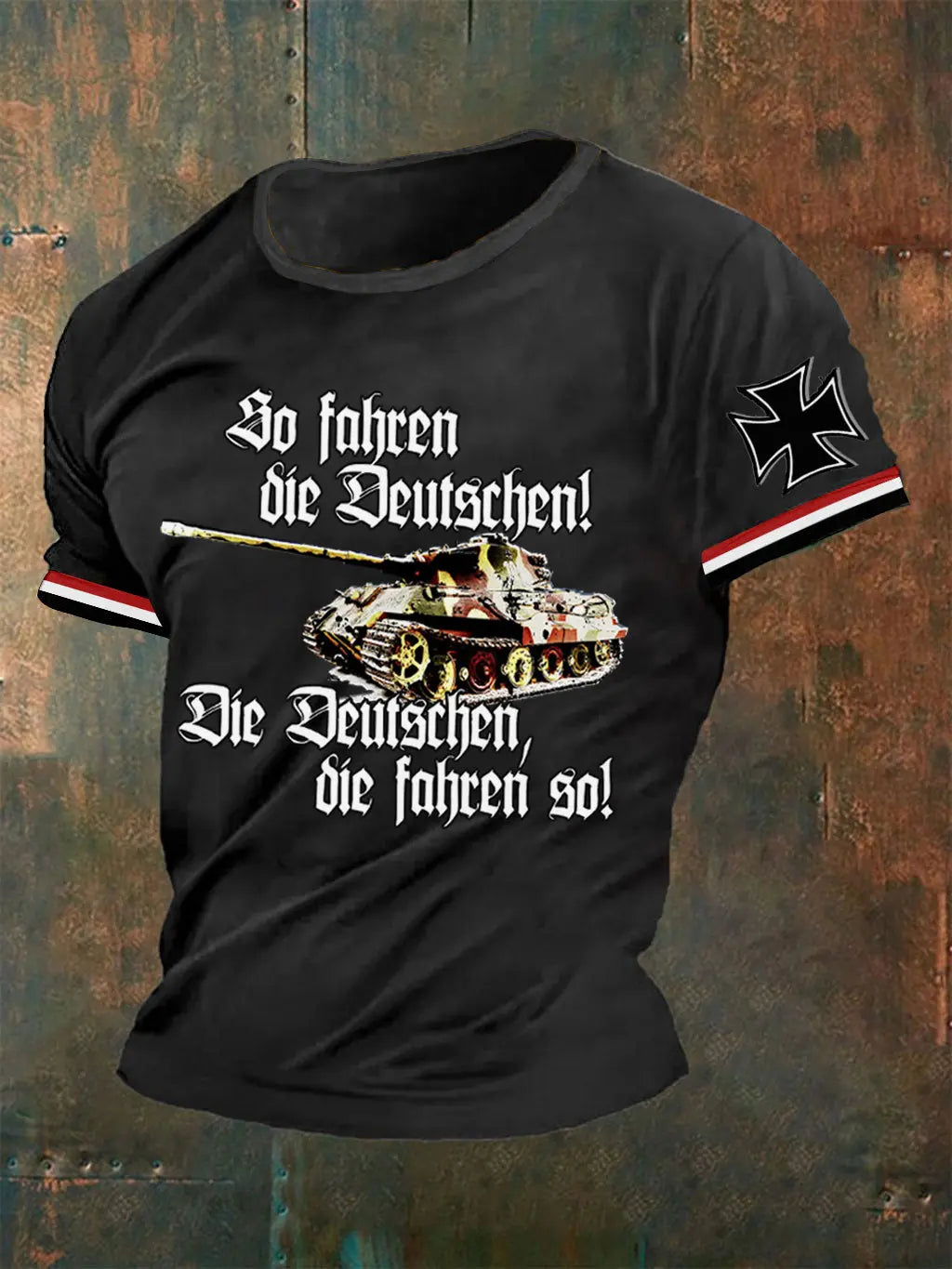 Männer So fahren die Deutschen Die Deutschen fahren so Herren T-Shirt