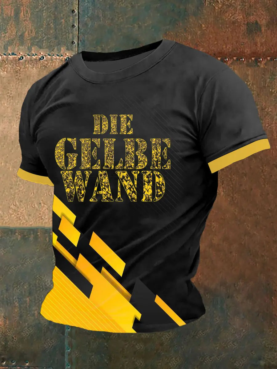 Herren Dortmund Die Gelbe Wand T-Shirt mit kurzen Ärmeln