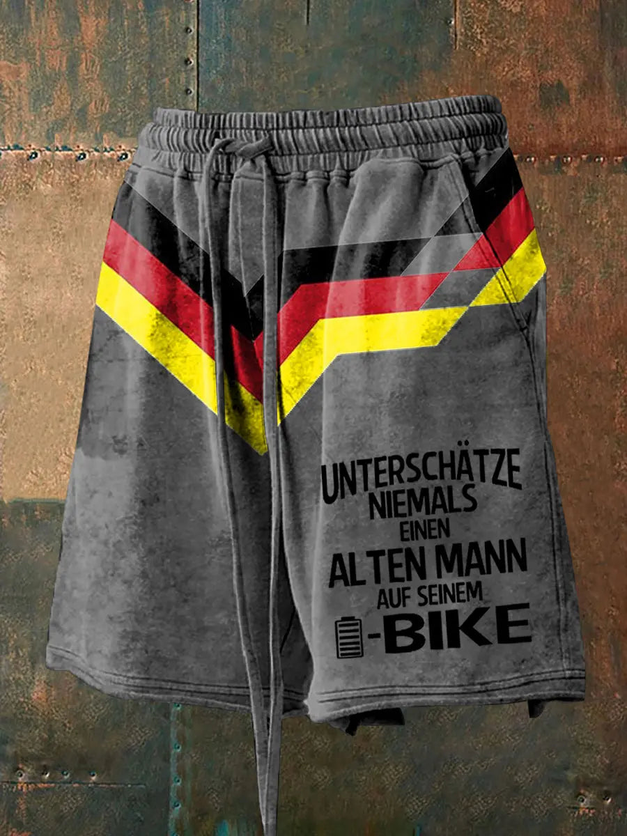 Herren Fahrrad bedruckte Shorts
