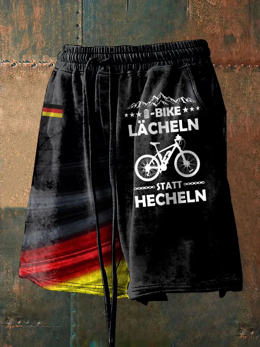 Herren Fahrrad bedruckte Shorts