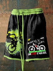 Herren Fahrrad bedruckte Shorts
